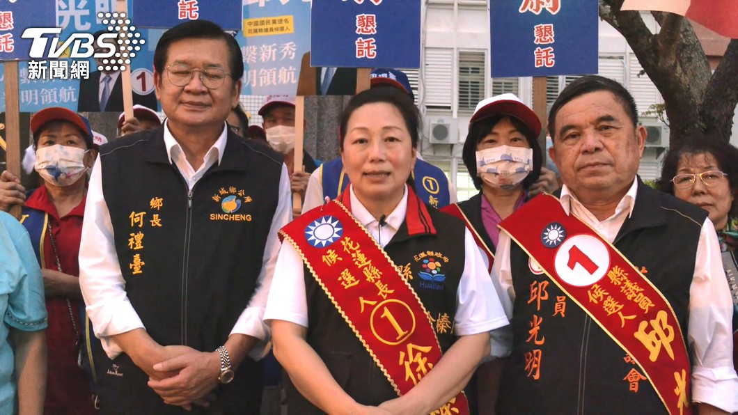 徐榛蔚、傅崐萁夫婦先前力挺郭台銘參選總統。(圖/TVBS資料畫面)