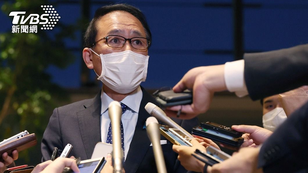 日本法務大臣葉梨康弘因失言,現在面臨下台危機。(圖/達志影像美聯社)