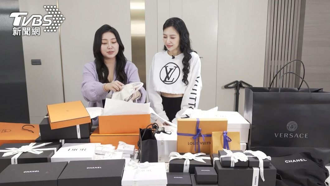 天后闆妹的家中滿是全新的精品。（圖／TVBS）