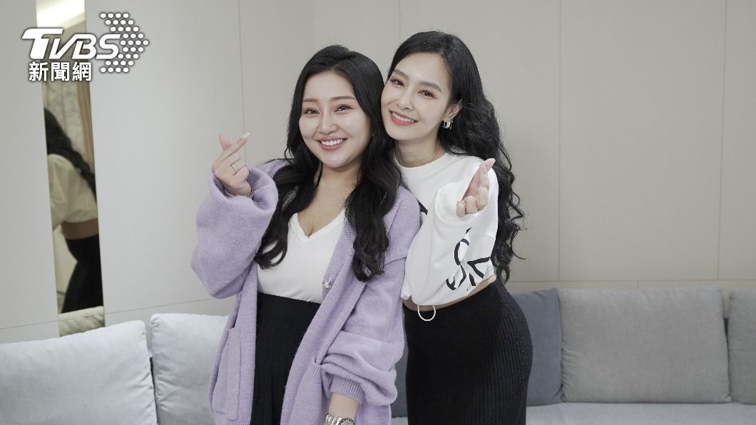 天后闆妹(左)坦言很欣賞王思佳的個性。(圖/TVBS資料照)
