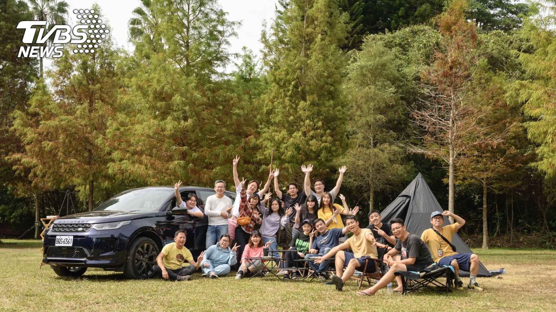 全國最專業的汽車實境節目TVBS《地球黃金線》,自節目開播以來首次舉辦為期兩天一夜的大型「黃金露戰隊」全外景團露活動。(圖 TVBS提供