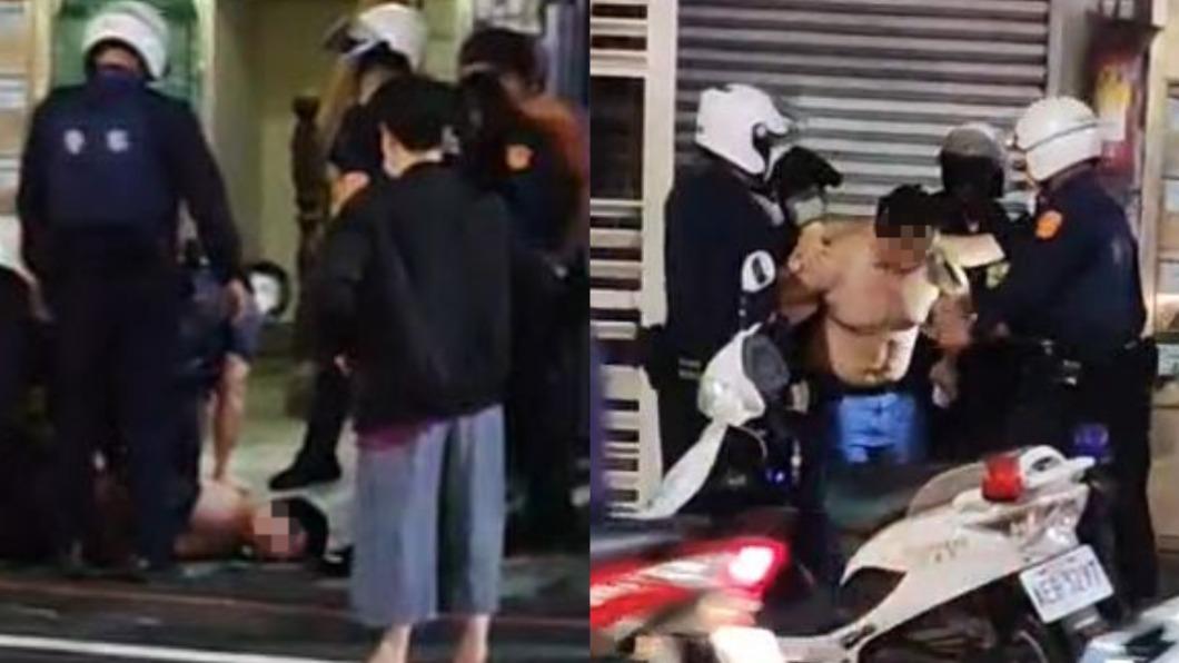 欠五百不還還大聲!男和友互毆警勸阻 不服咆哮秒被壓了