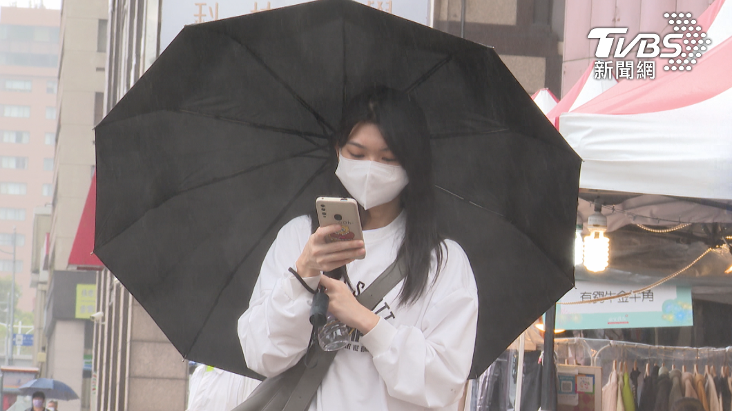 台灣北部、東部今整日陰雨。(示意圖/TVBS)
