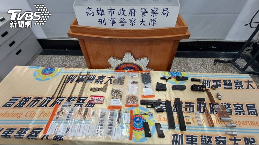 尋獲的槍彈。（圖／TVBS）