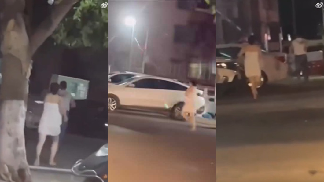 出軌被尪跟蹤抓包　人妻裹浴巾狂奔大喊：老公聽我解釋