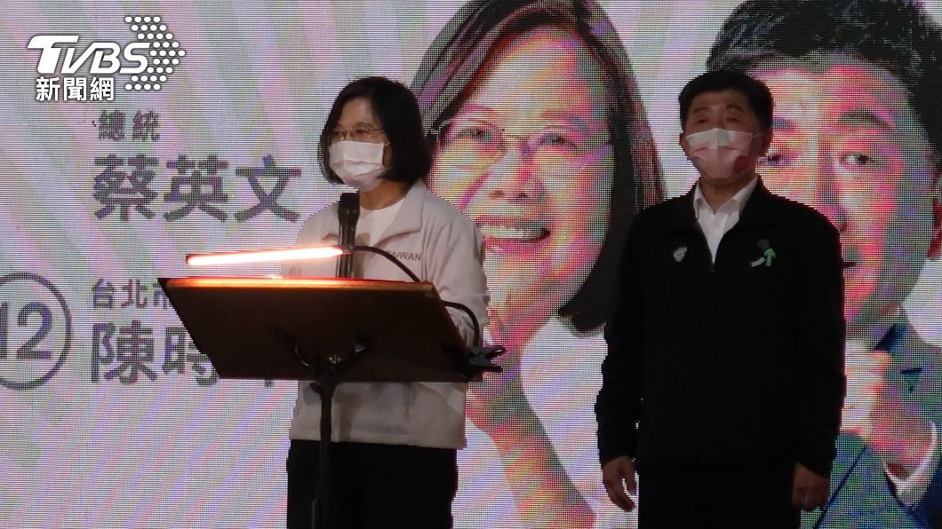「有好民防才有好國防」 蔡英文曝大力幫陳時中站台原因