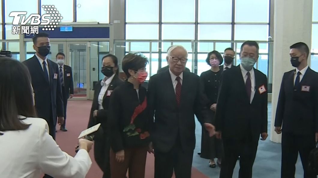張忠謀。(圖/TVBS)