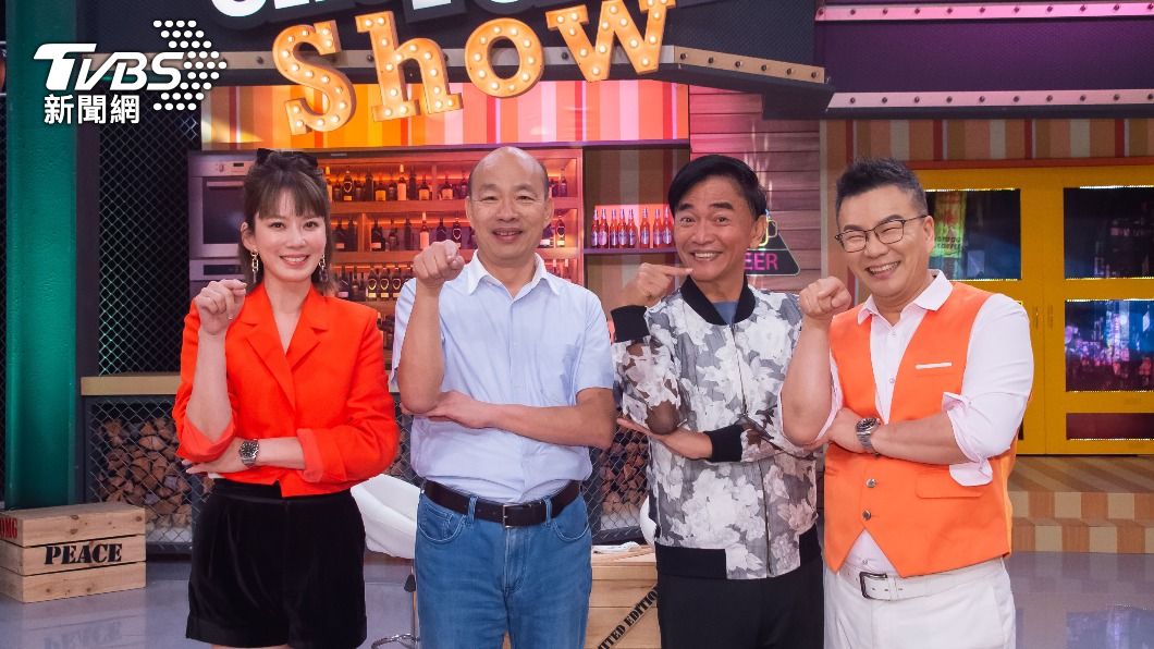 韓國瑜、吳宗憲受邀到《11點熱吵店》擔任來賓。（圖／TVBS）