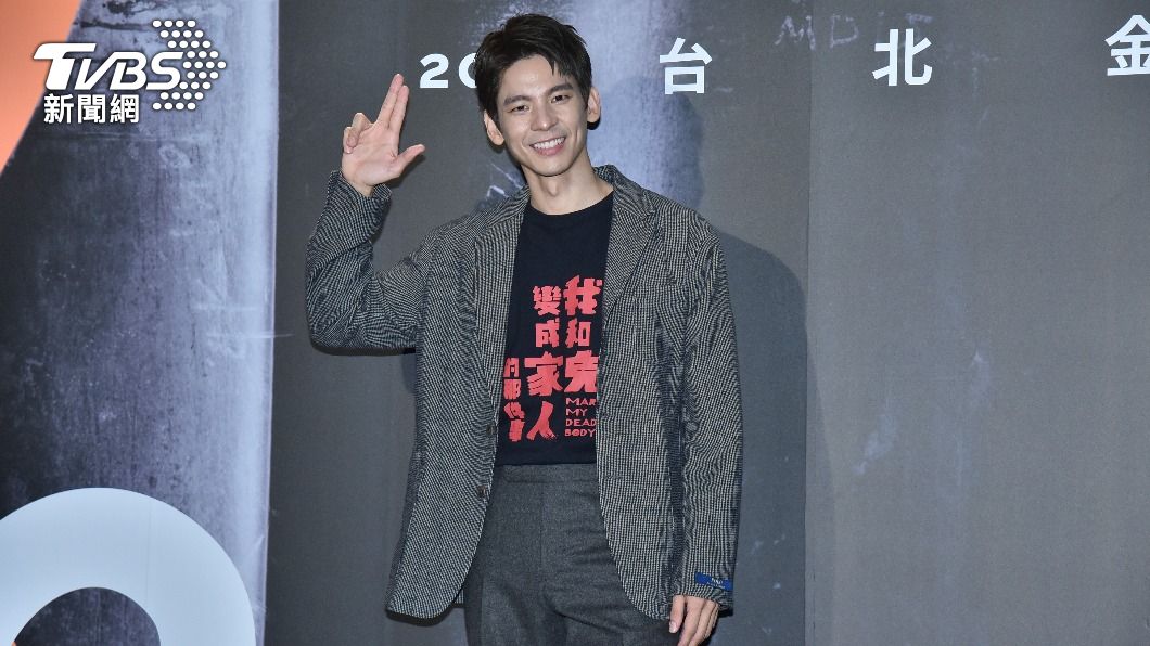 林柏宏出席《關於我和鬼變成家人的那件事》金馬首映。(圖/梁恩誌攝)