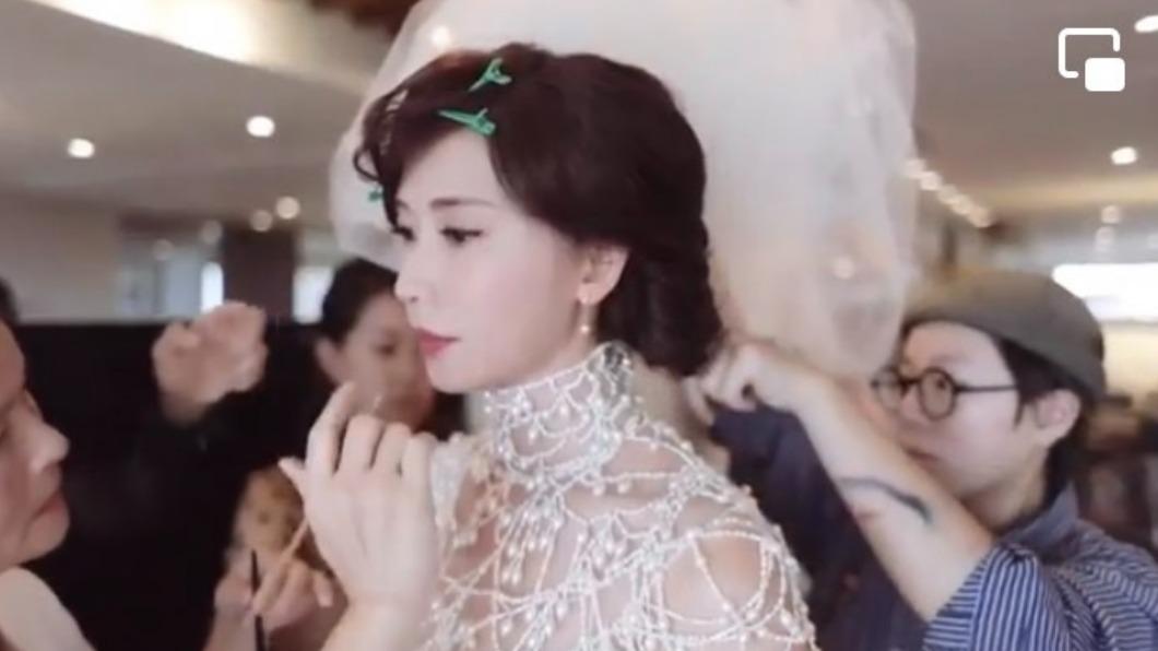林志玲世紀婚禮。(圖/翻攝自林志玲臉書)