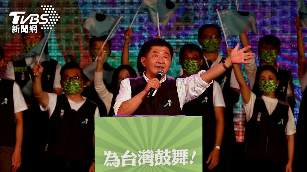 民進黨籍台北市長候選人陳時中。(圖/達志影像路透社)