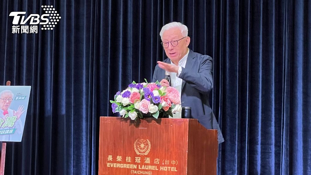 曹興誠台中演講 籲用選票向全世界展現台灣意志