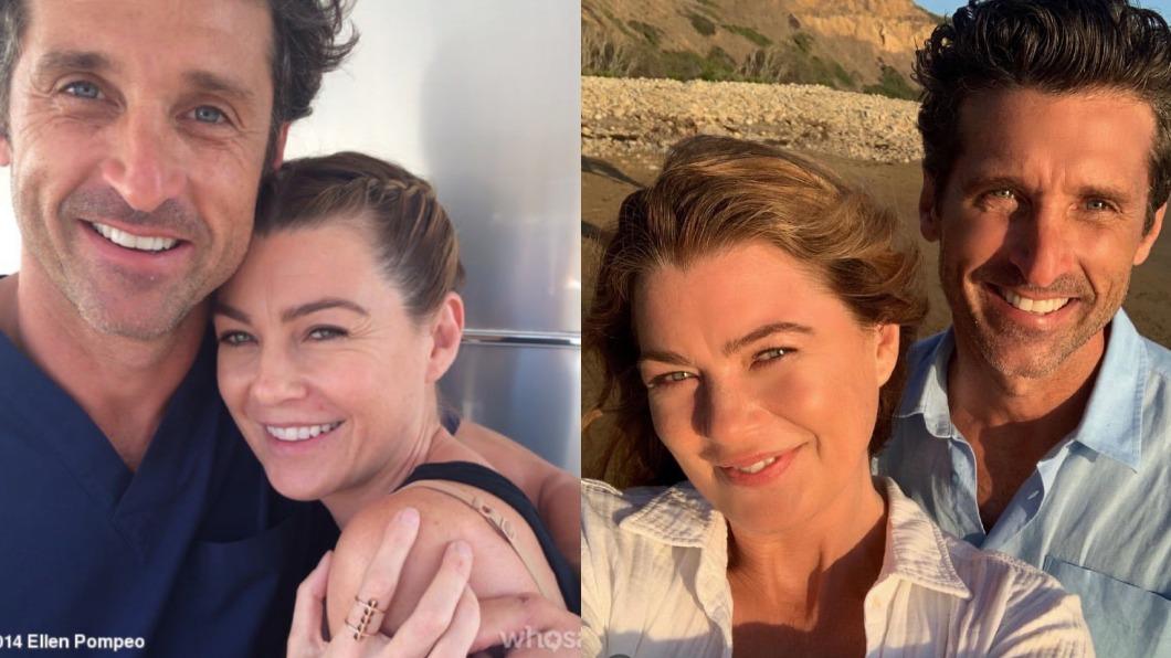 飾演德瑞克的派屈克丹普希早在11季時就已離開該劇。(圖/翻攝自IG@Ellen Pompeo)