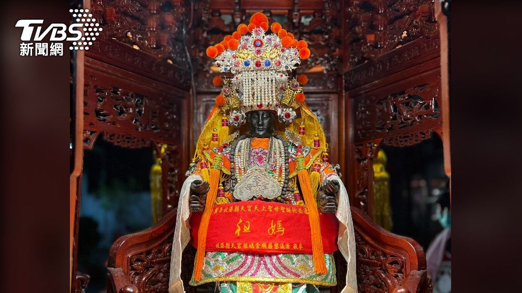 北港朝天宮媽祖將遶境賜福。（圖／蔡咏鍀服務處提供）