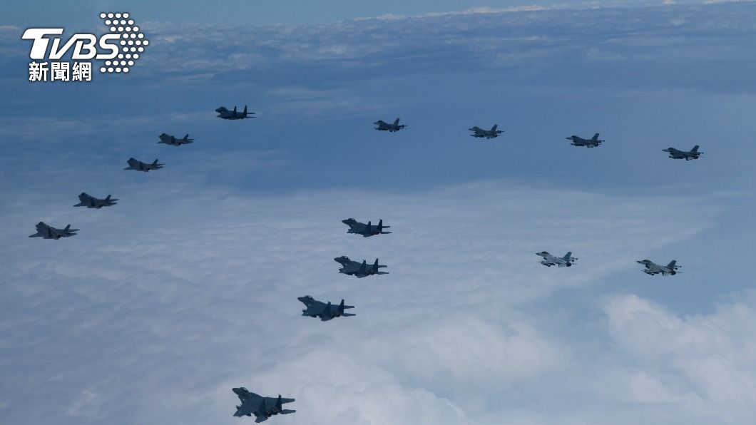 回應北韓試射飛彈 南韓與美國進行聯合空軍演習