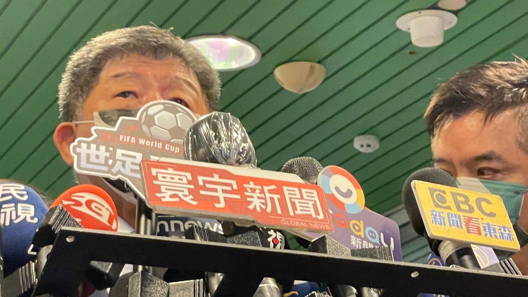 陳時中今上午出席「為台灣挺身而出─陳時中海內外學術界後援會誓師大會」。(圖/吳紹瑜攝)