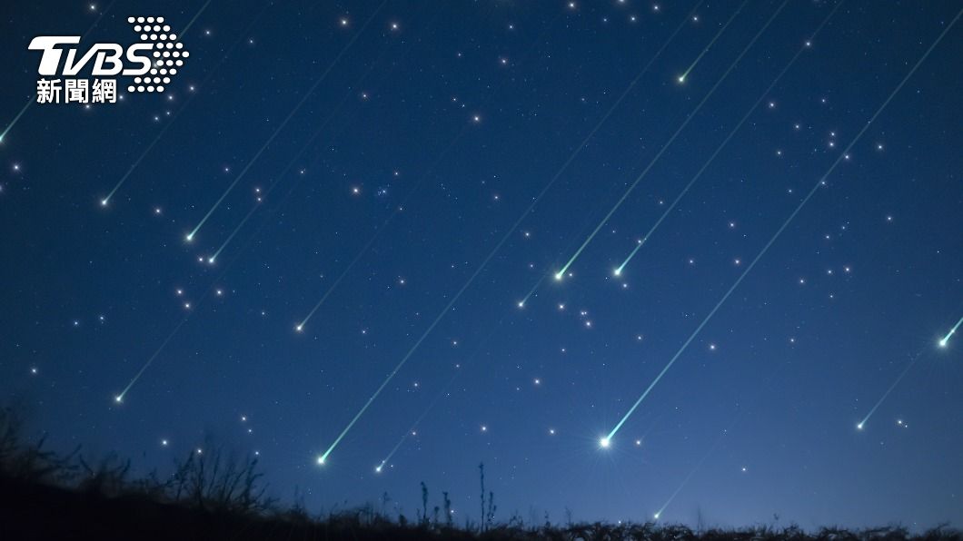 12月14日將出現今年最盛大的雙子座流星雨。(示意圖/shutterstock 達志影像)