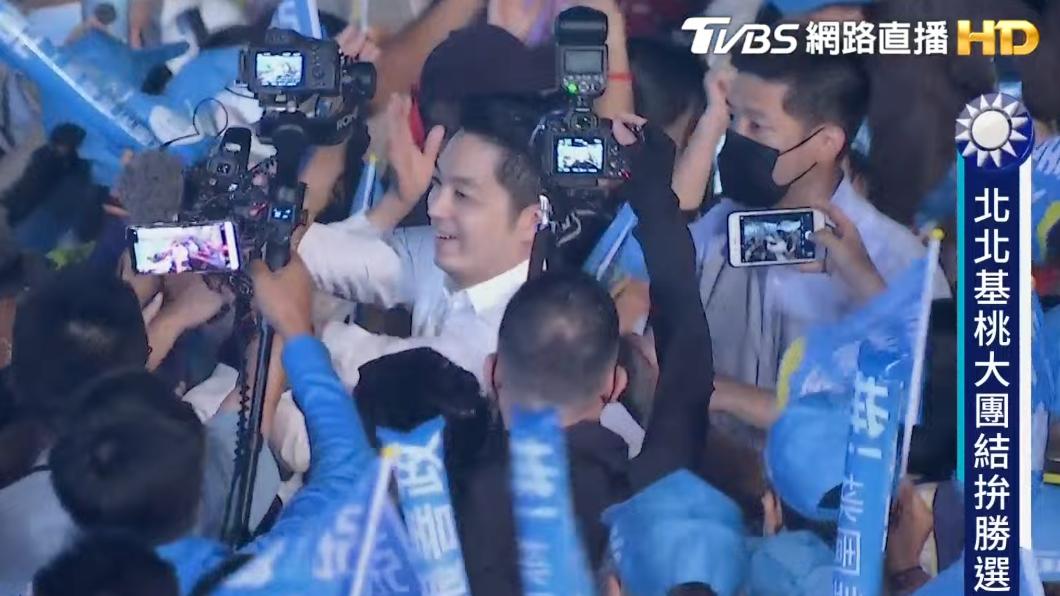 國民黨台北市長候選人蔣萬安。(圖/TVBS)