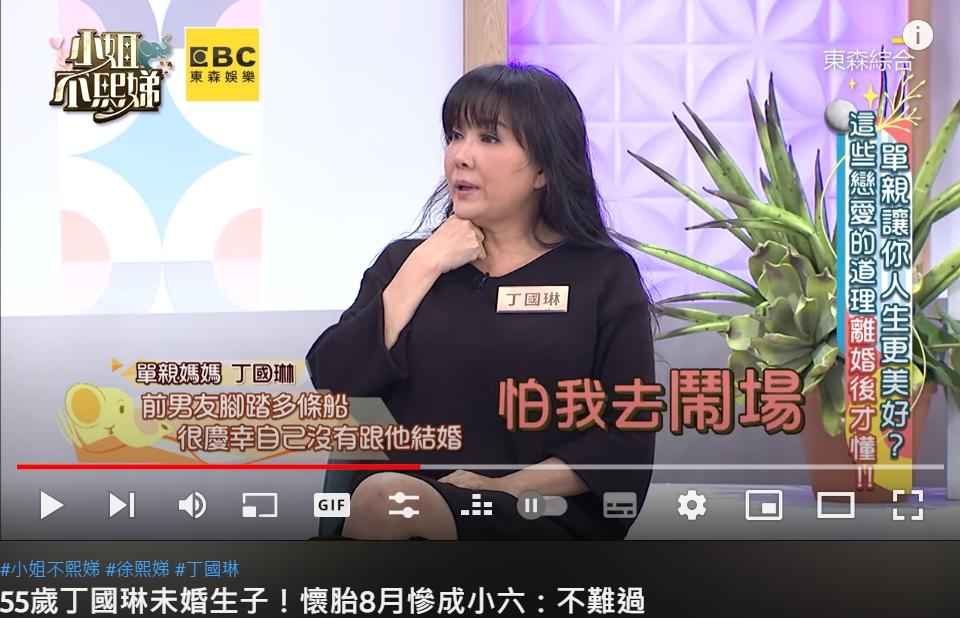 丁國琳聽聞前男友怕她鬧場,還在婚禮上安排一群保鑣。(圖/翻攝自小姐不熙娣YouTube)