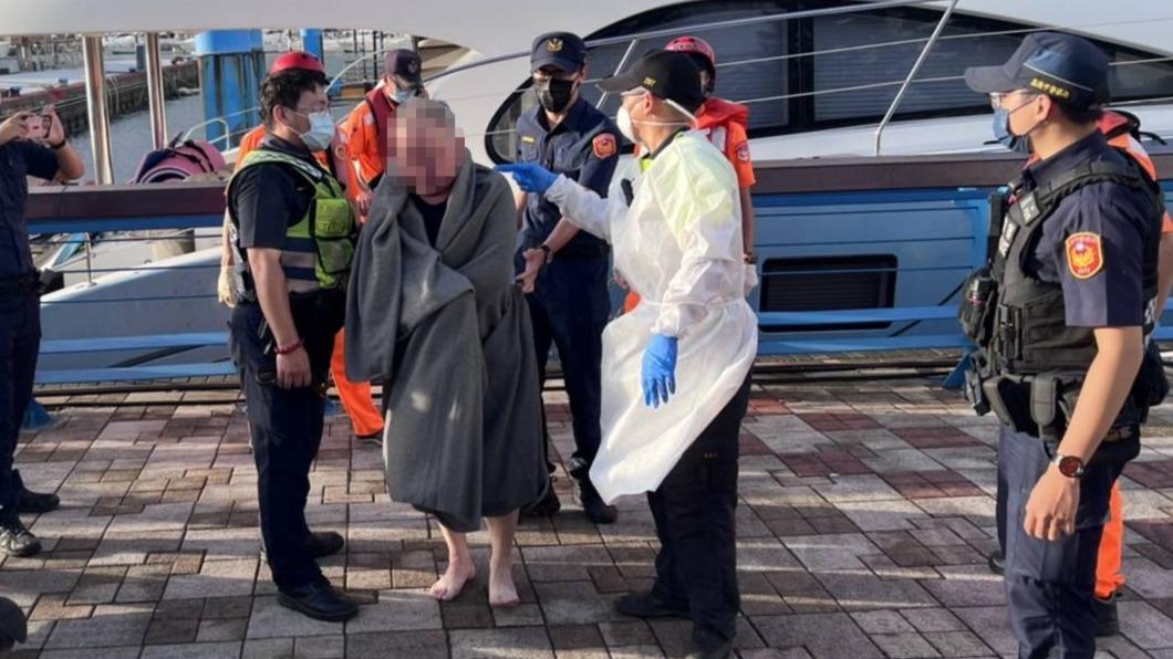 經過一天一夜的搜尋　順利將殺人的許姓男子逮捕到案　（圖／基隆市警局提供）