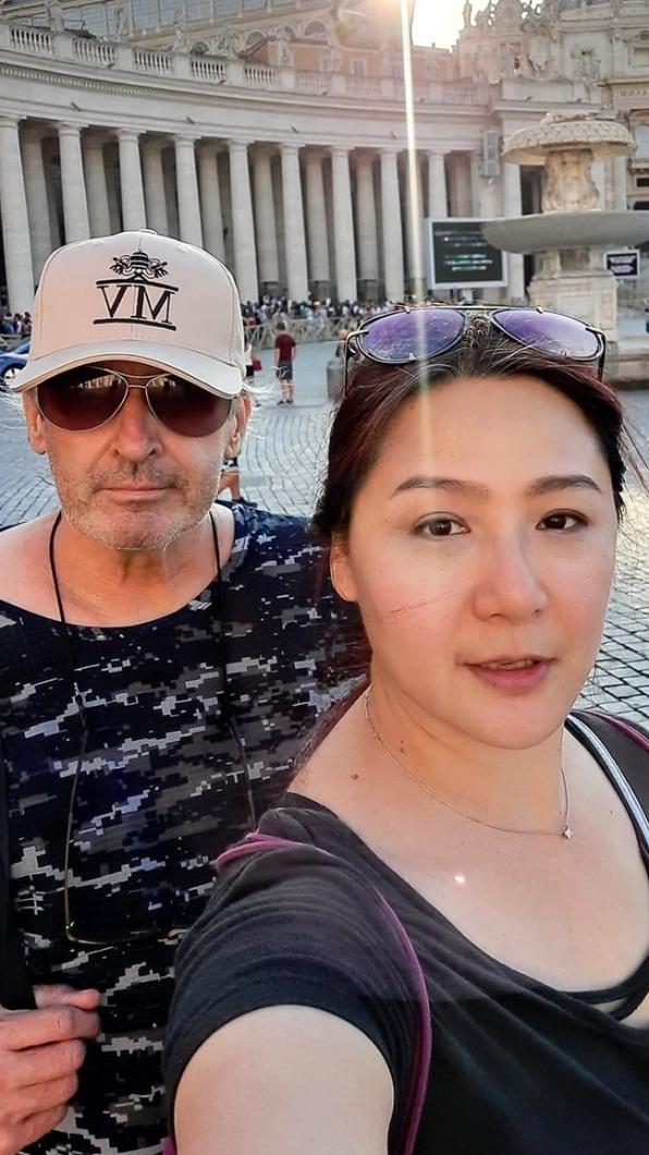 林鳳英說剛認識時,是老公狀況最差的時候。(圖/翻攝自林鳳英臉書)