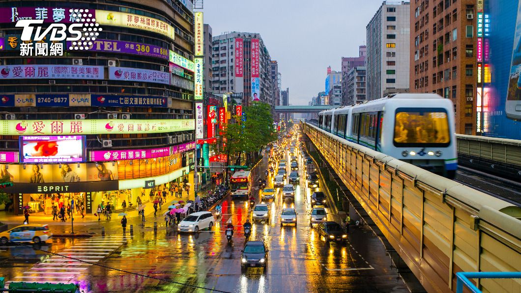 有網友認為台北市市容輸給大陸一線城市。(示意圖/shutterstock達志影像)
