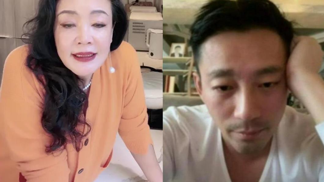 張蘭開直播護兒汪小菲。（圖／翻攝自微博）