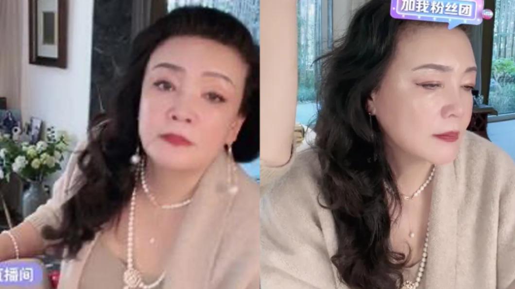 張蘭邊直播帶貨邊罵。（圖／翻攝自微博）