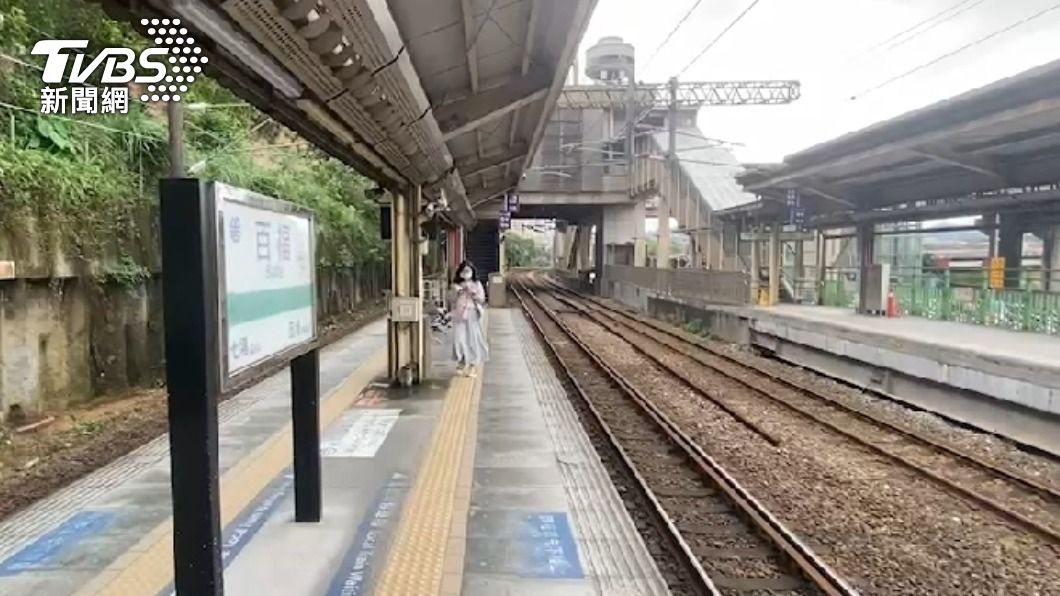 基隆百福車站。(圖/TVBS)