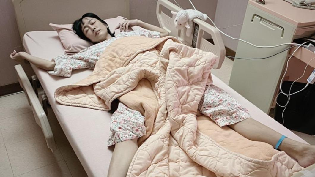 唐玲罹患胃癌末期。(圖/翻攝自唐玲臉書)