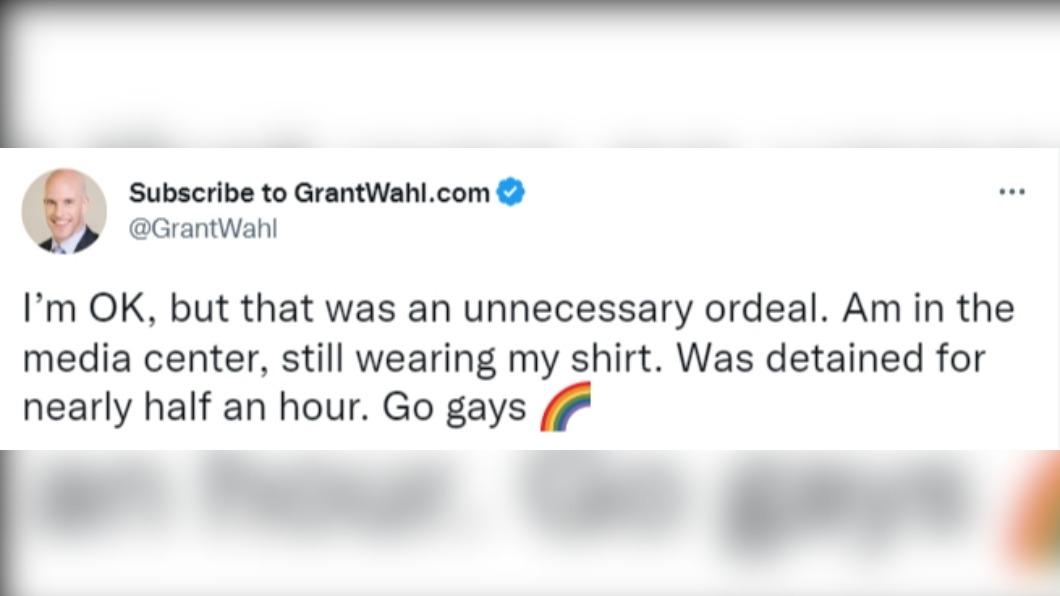 沃爾發文支持LGBTQ族群。(圖/翻攝自 推特@GrantWahl)