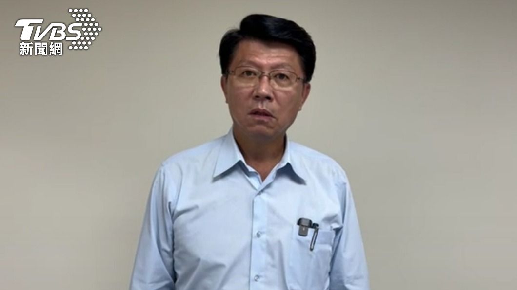 謝龍介不滿陳吉仲的發言。（圖／TVBS）
