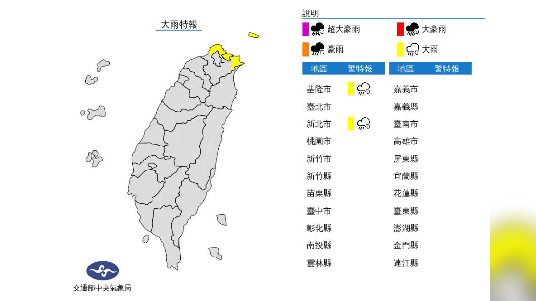 今全台有雨北台雨勢較大 週六投票日降雨趨緩中南部陽光露臉