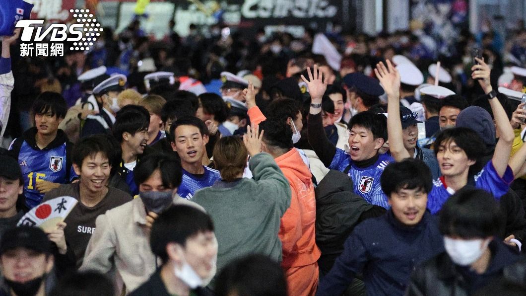 日本逆轉贏德國! 東京澀谷球迷「有秩序的暴動」笑翻網
