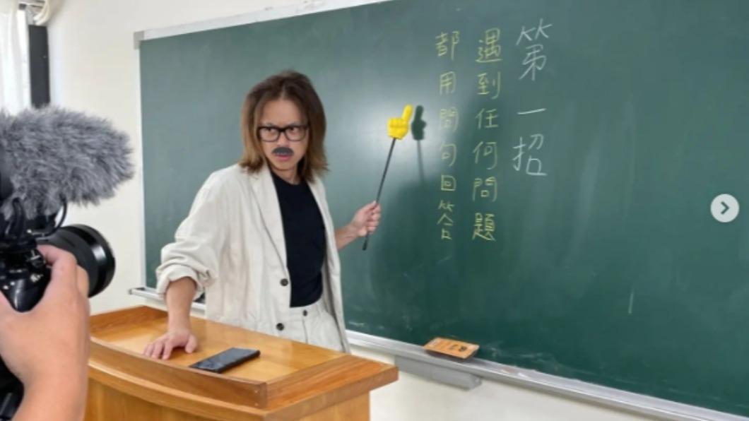 HowHow一直以長髮亮相,結果隔日發文表示「兒子認不出來看到我就哭」。(圖/翻攝自HowHow IG)