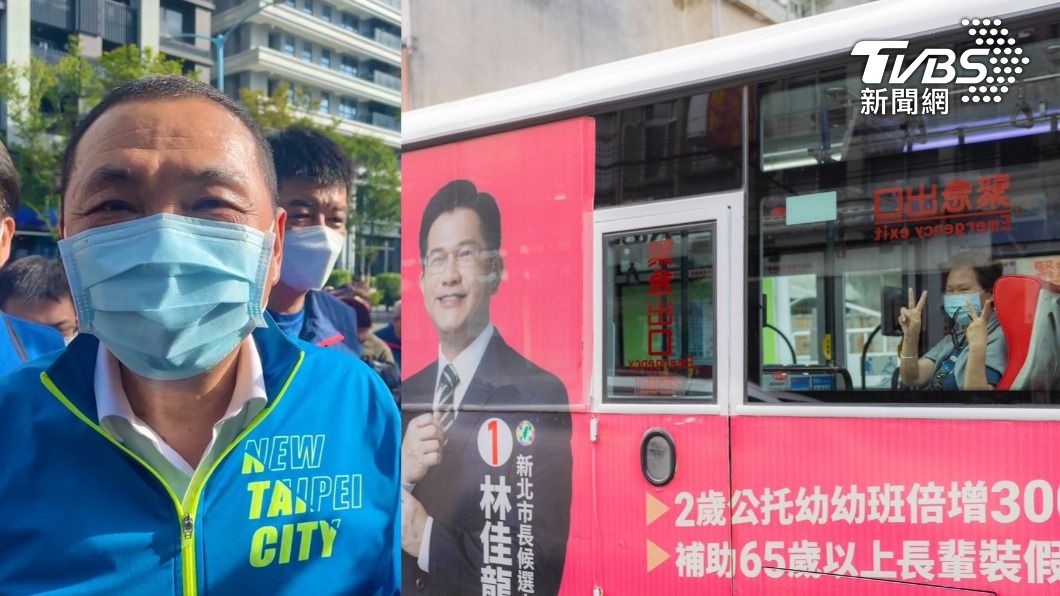 侯友宜啟動新北巷戰拜票　街頭公車這一幕狂吸網友朝聖