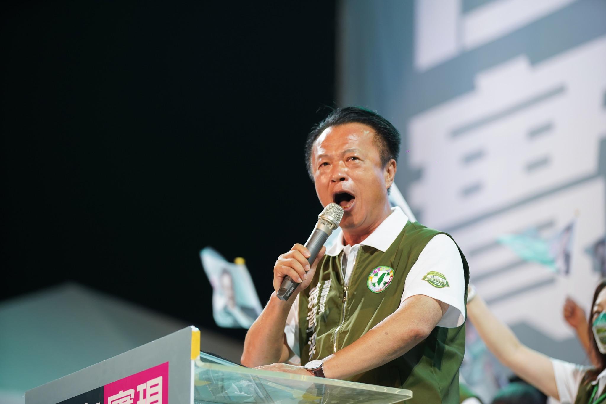 翁章梁自行宣布當選。(圖/翻攝自翁章梁臉書)
