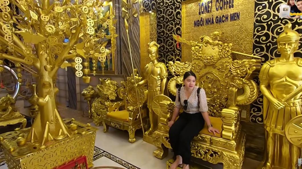 炫富的極致!越南富豪建超奢華「黃金屋」從裡到外鍍滿金