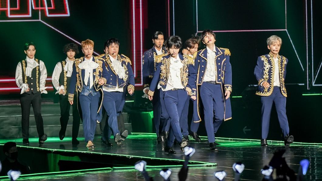 Super Junior8人的唱跳實力超堅強。(圖/超級圓頂提供)