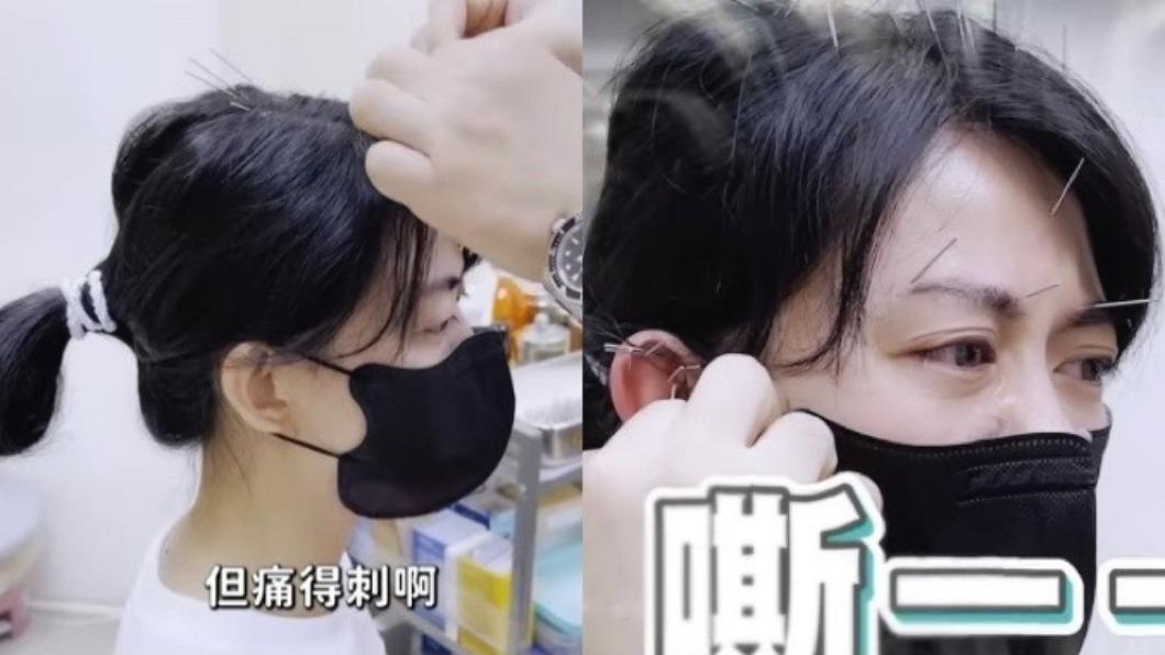 白癡公主接受疼痛大挑戰。（圖／翻攝自白癡公主YT）