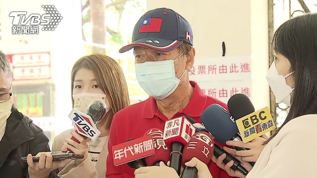 郭台銘談及台灣半導體產業發展。(圖/TVBS)