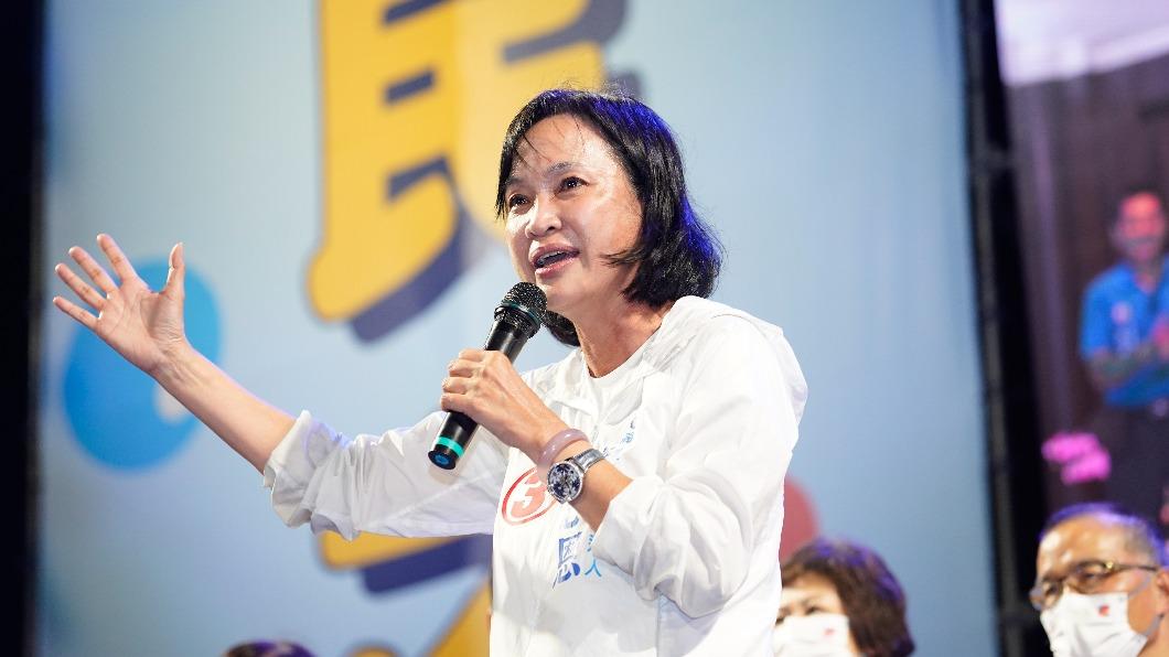 國民黨高雄市長候選人柯志恩。(圖/TVBS)