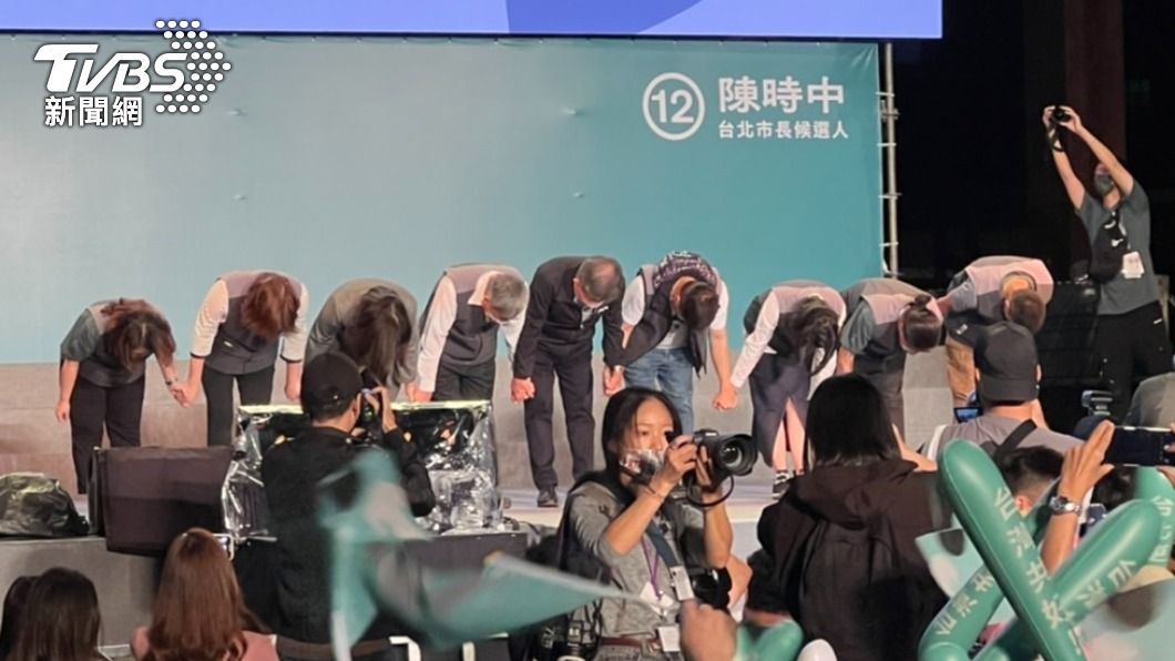 陳時中表示,自己讓大家失望了,並祝福蔣萬安。(圖/許宏超攝)