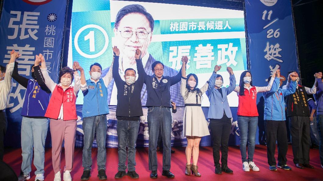 張善政成功為國民黨搶回失守八年的桃園。(圖/張善政競選辦公室提供)