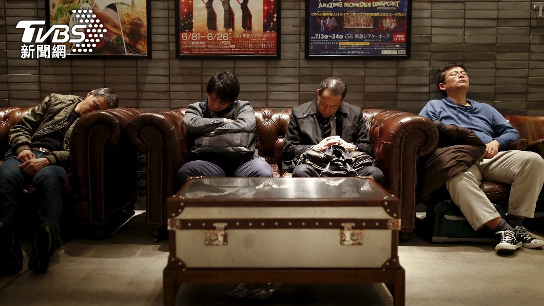 對睡眠感到滿足的日本人僅有29%。(圖/達志影像路透社)