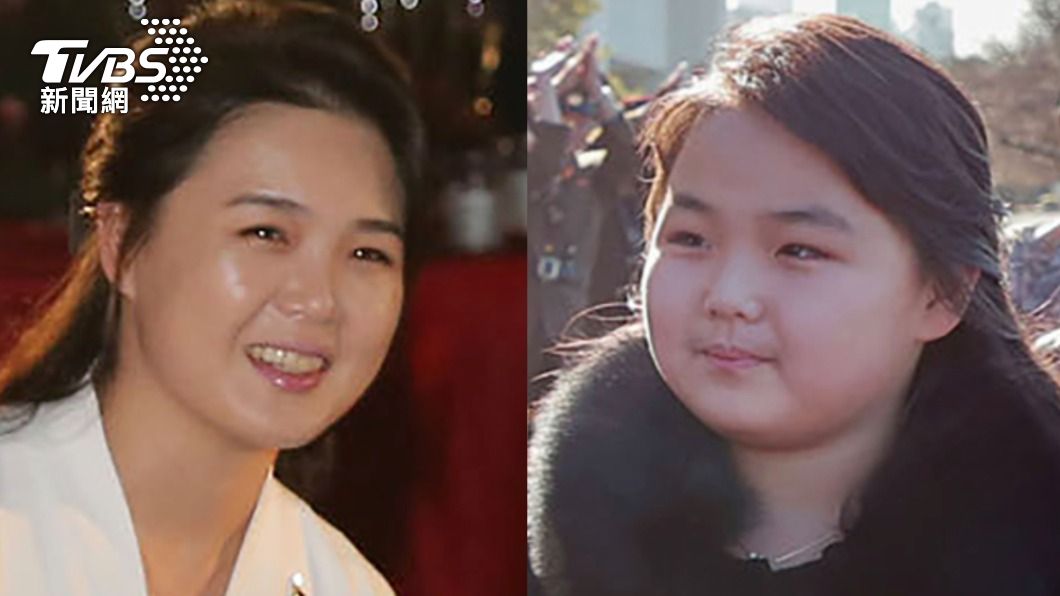 9歲的金朱愛外貌神似母親李雪主。(圖/達志影像美聯社)