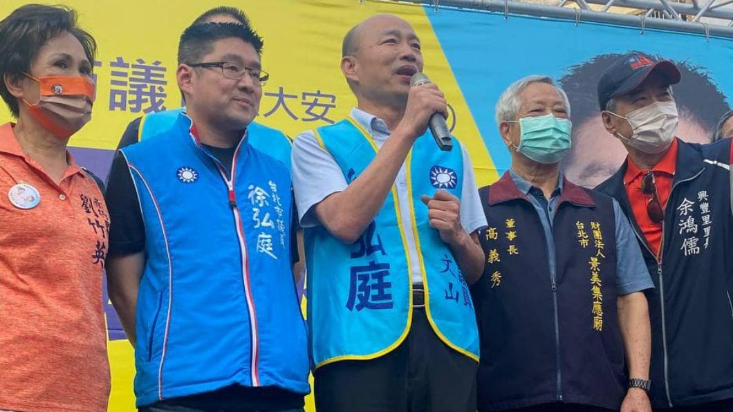 韓國瑜輔選勝率高達93.75%。(圖/翻攝自韓國瑜臉書)