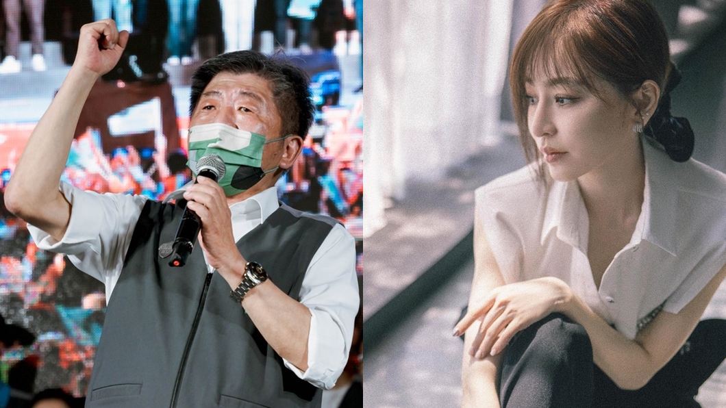 王心凌（左）昔日名曲，被網稱預言陳時中選舉結果。（圖／翻攝陳時中、王心凌臉書）
