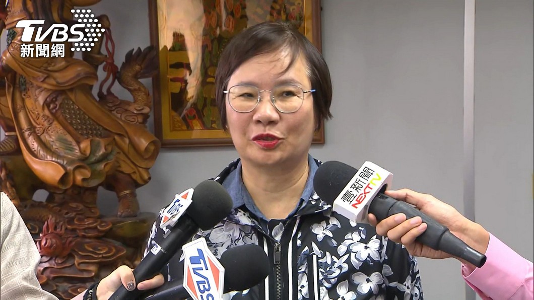 羅淑蕾表態願參戰補選「黨徵召義不容辭」。(圖/TVBS)