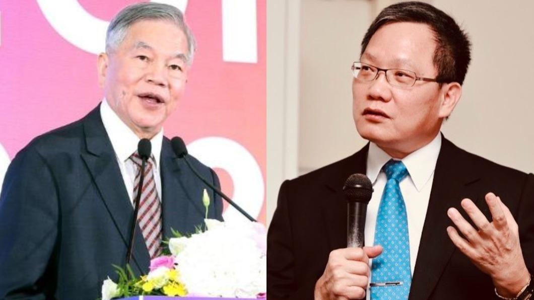 副閣揆沈榮津、財政部長蘇建榮被點名可能下台。(圖/翻攝自台灣金融研訓院、維基百科)